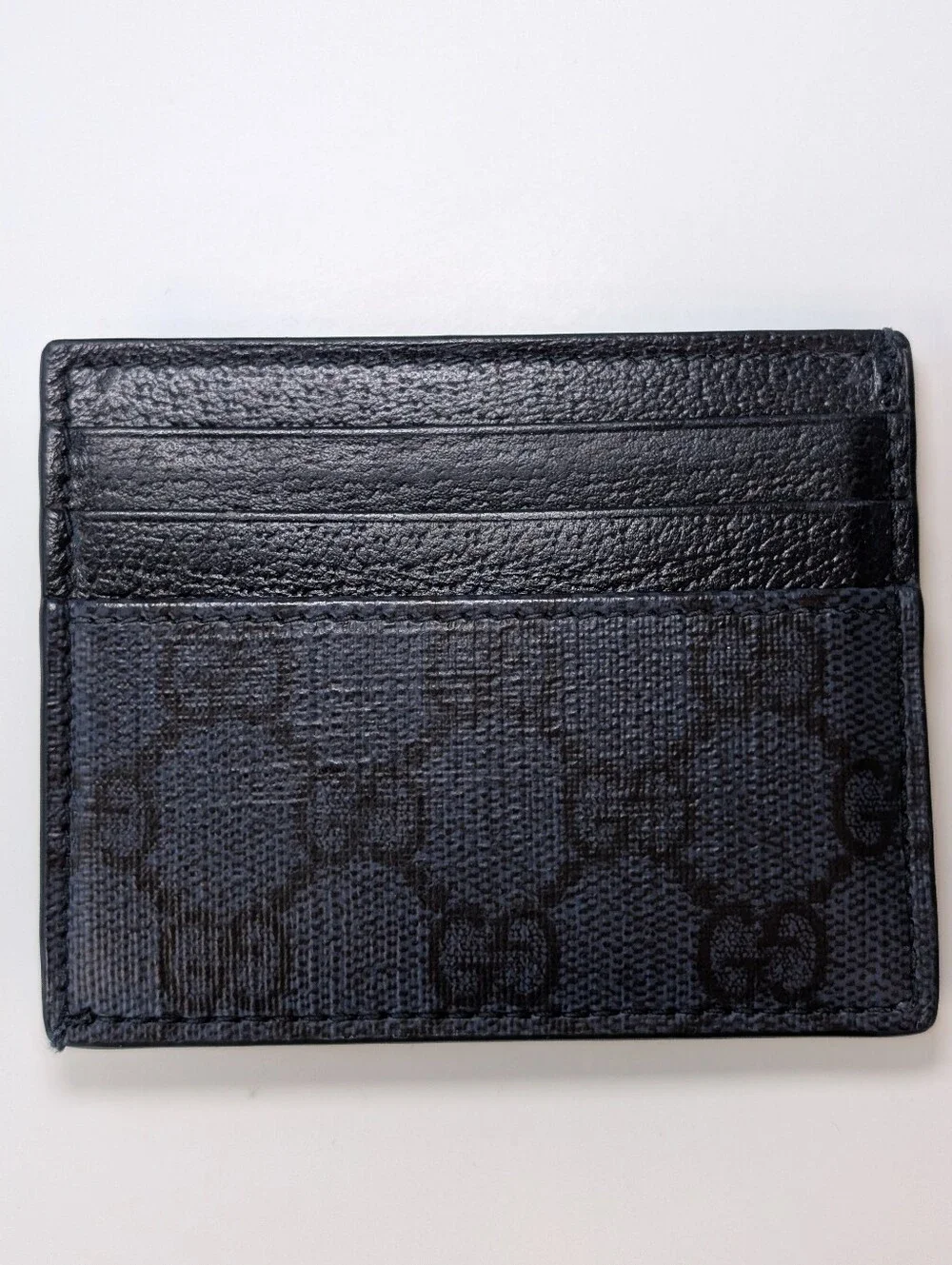 ​GUCCI Ophidia GG Supreme Canvas and Leather Card Case Wallet 100% Authentic